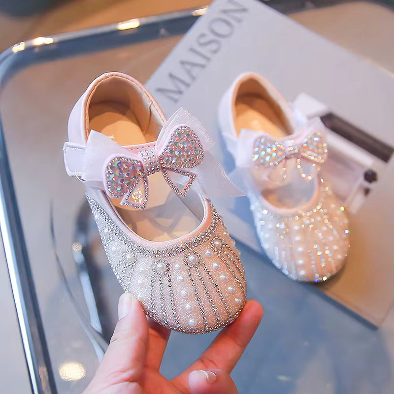 Spring Girls Dance Shoes – Soft Sole Ballet Flats for Toddlers & Little Girls