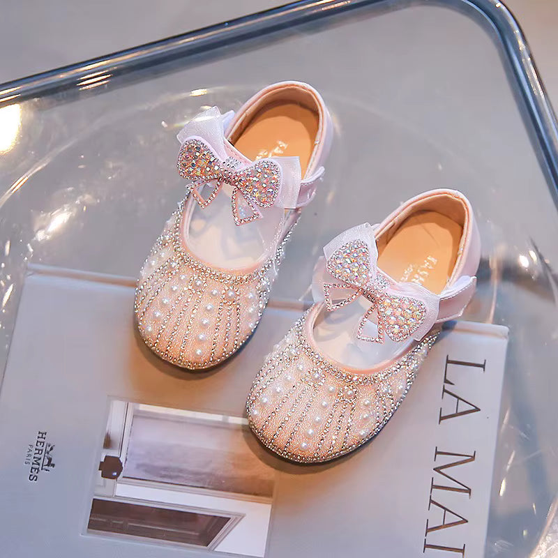 Spring Girls Dance Shoes – Soft Sole Ballet Flats for Toddlers & Little Girls
